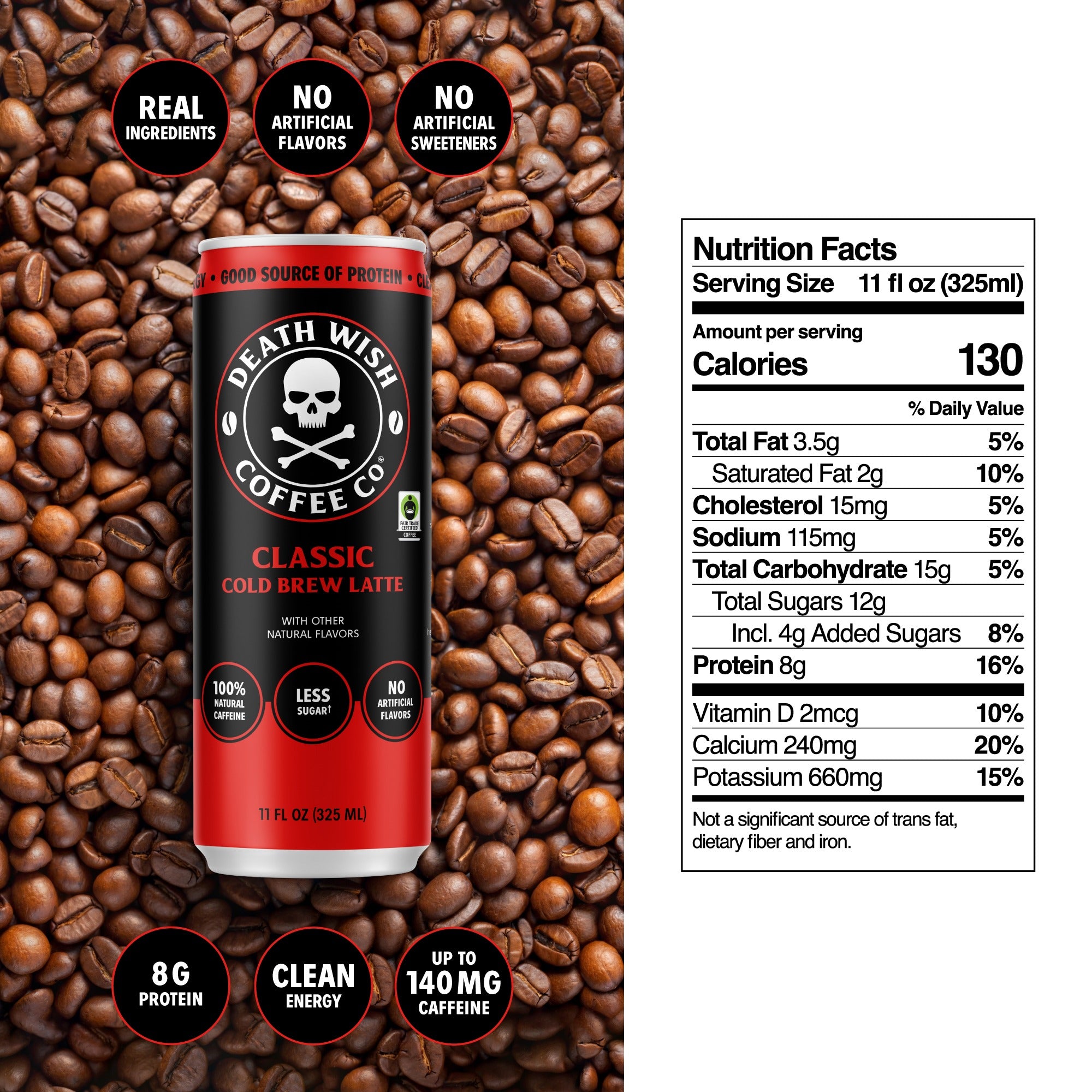 Classic Cold Brew Latte – Death Wish Coffee