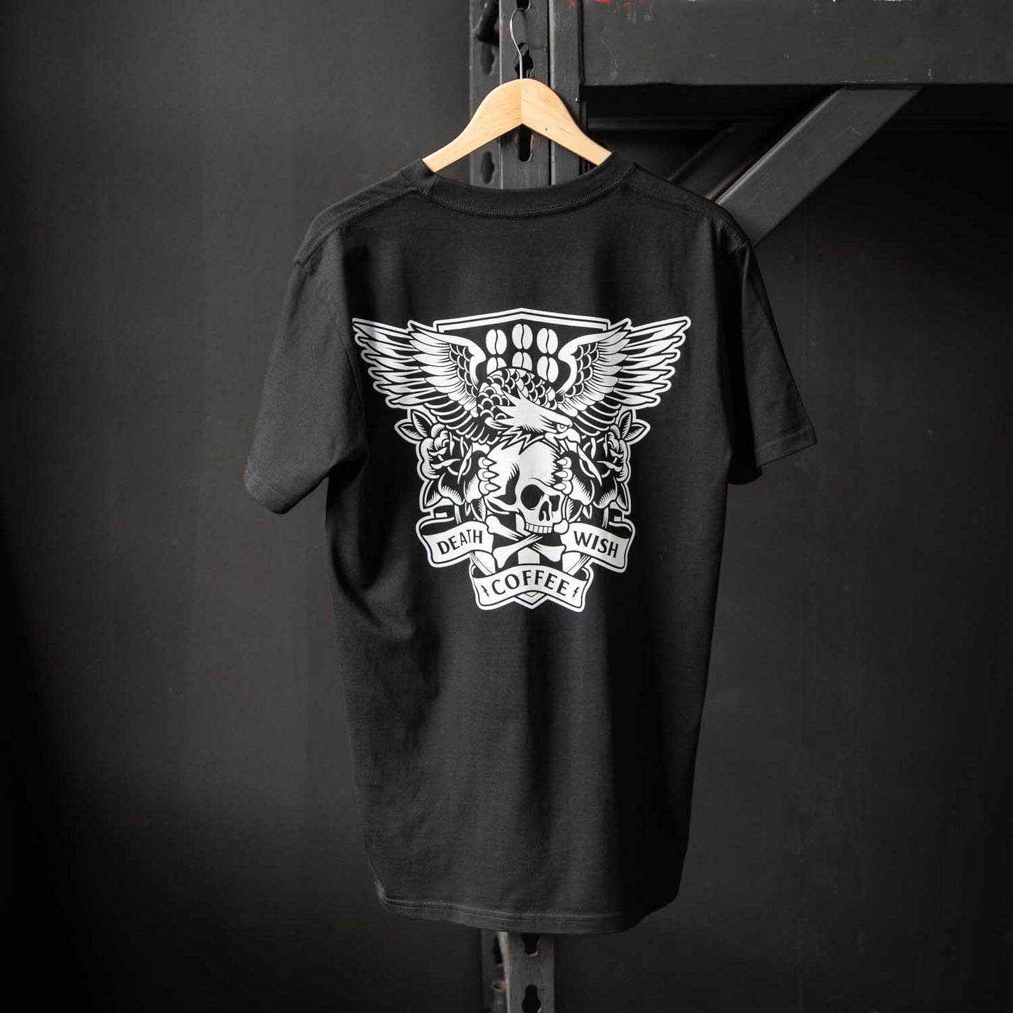 Death Wish Coffee Rebellious by Nature Pocket Tee - Back