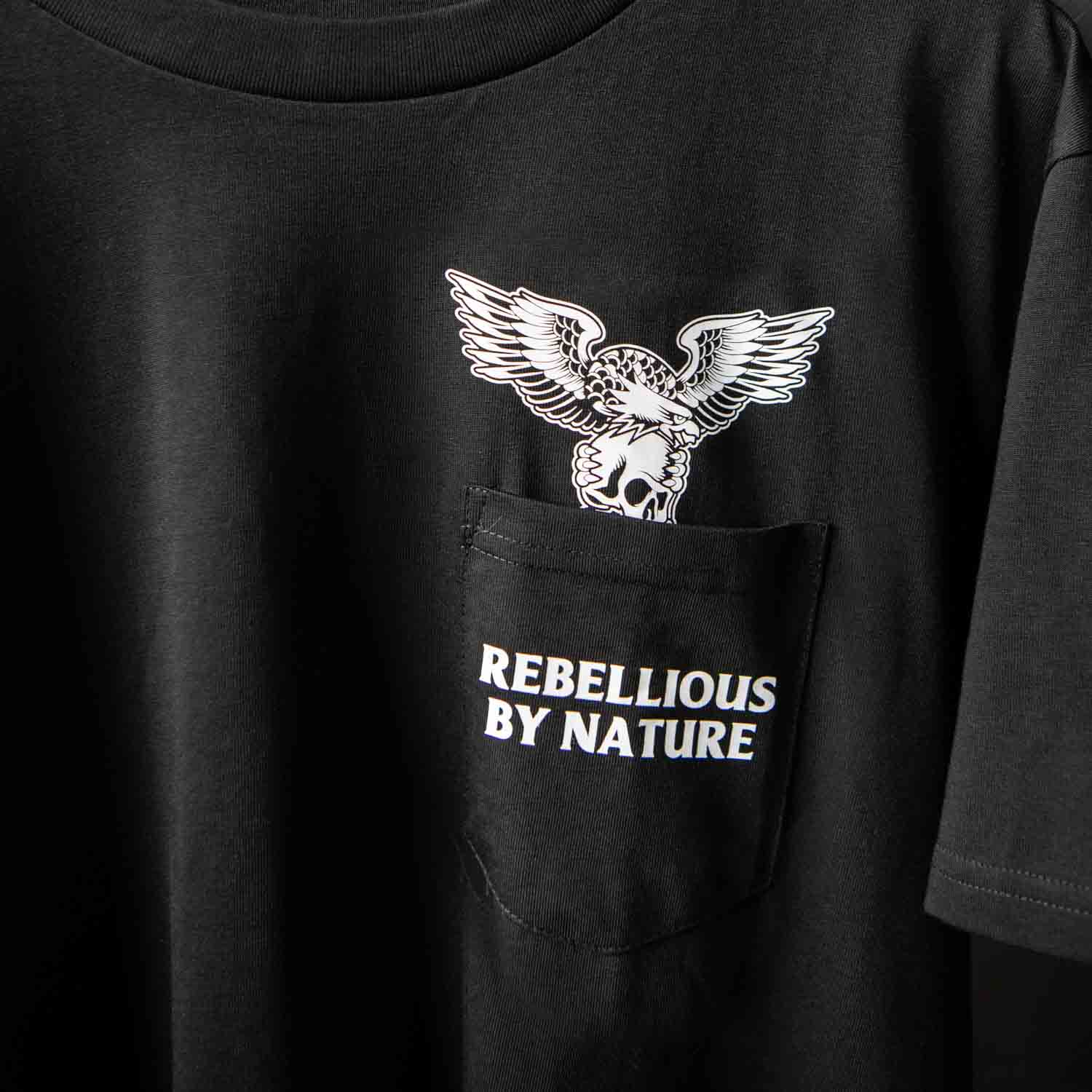 Death Wish Coffee Rebellious by Nature Pocket Tee - Pocket Detail