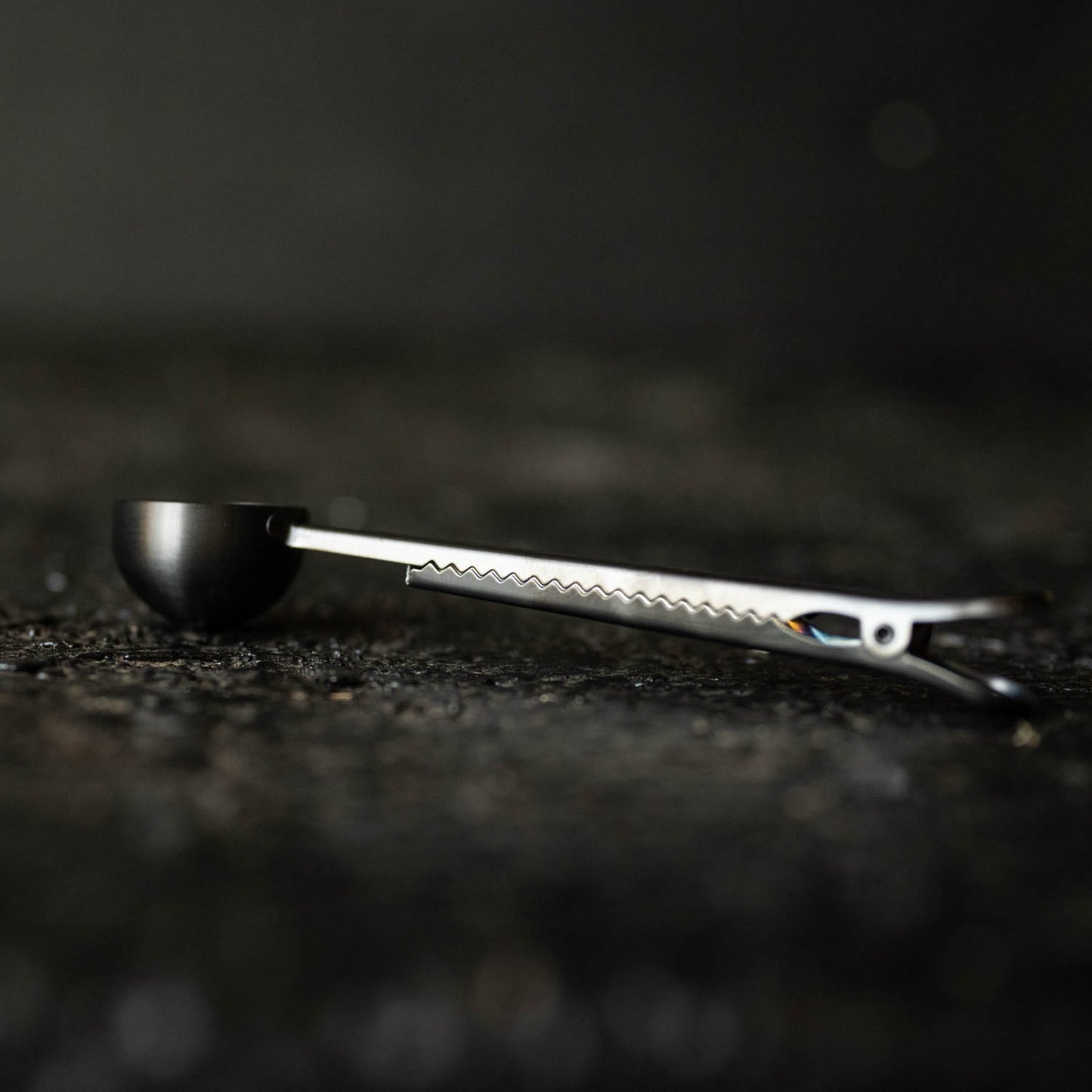 Death Wish Coffee Scoop with Bag Clip - Detail