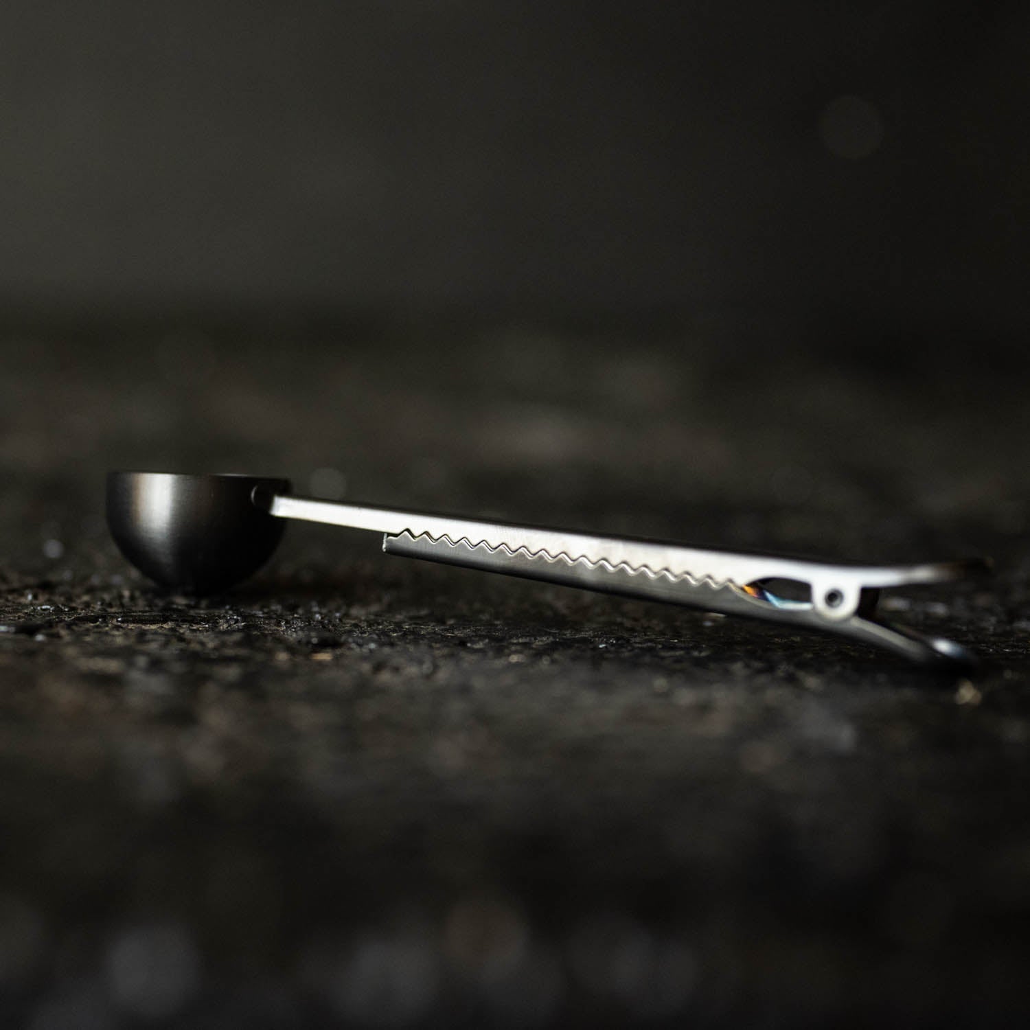 Death Wish Coffee Scoop with Bag Clip - Detail