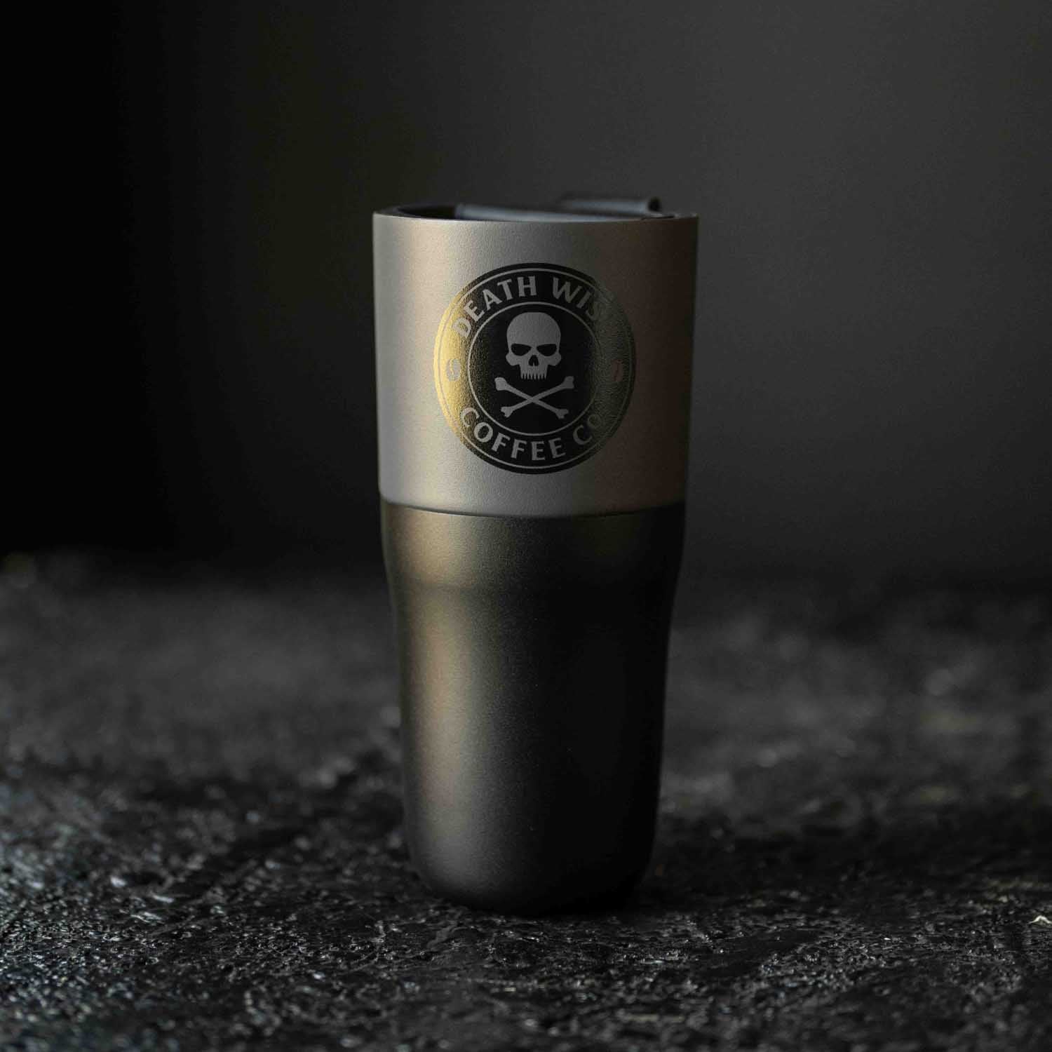 Death Wish Coffee Shadow Travel Mug - Front