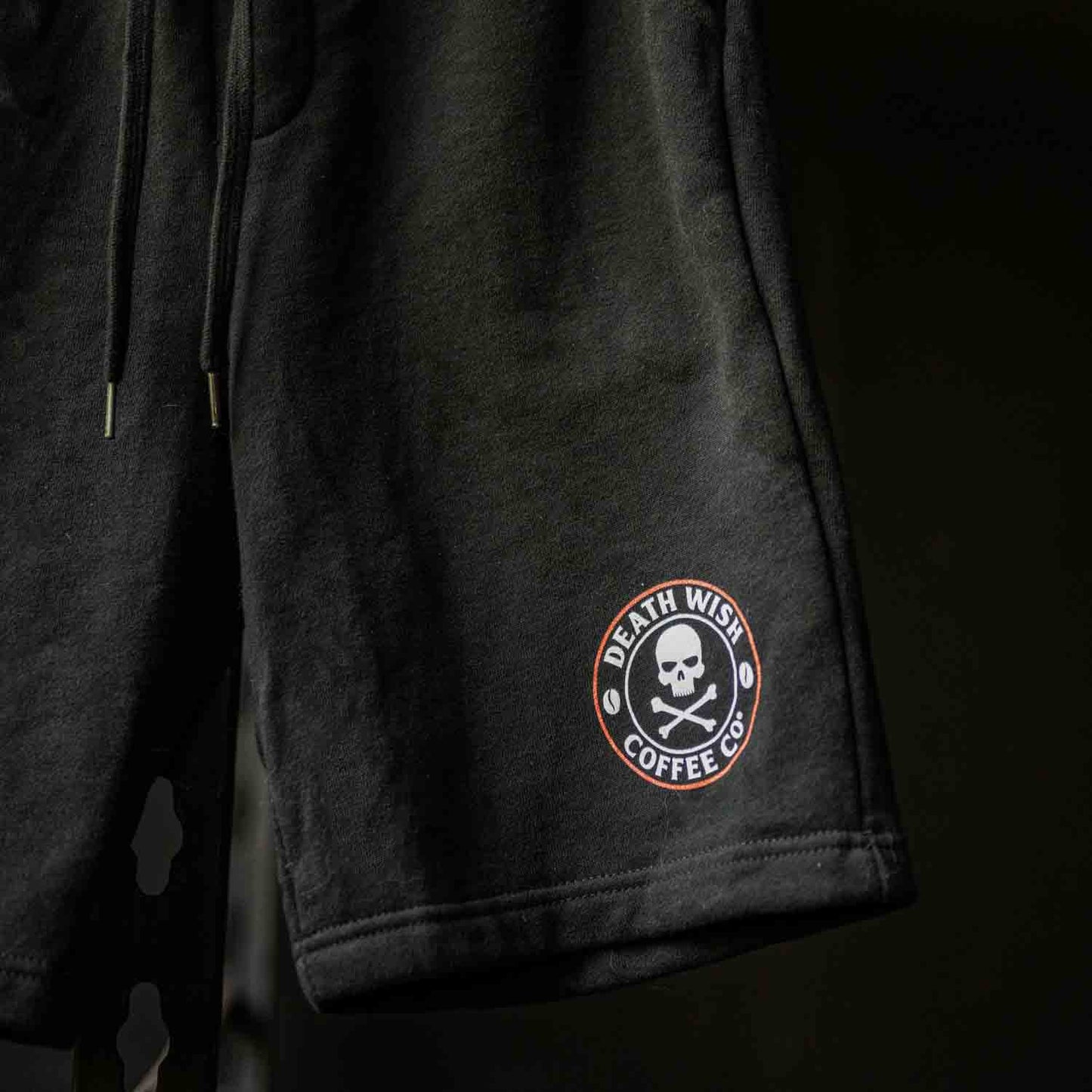 Death Wish Coffee Lights Out Shorts - Front Detail