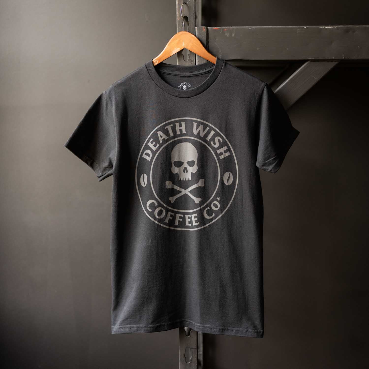 Death Wish Coffee Shadow Logo Tee - Front