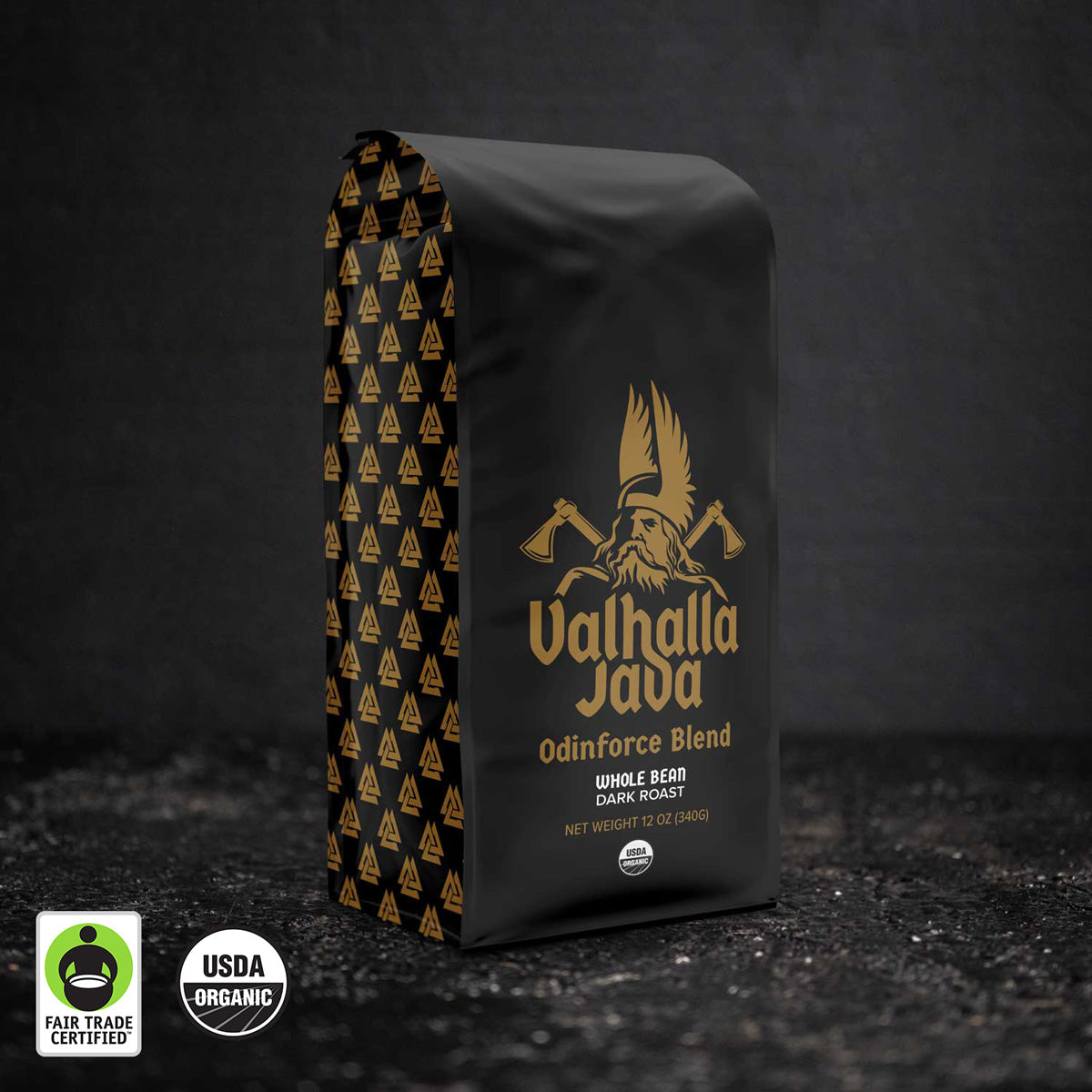 Death Wish Coffee Valhalla Java Odinforce Blend Whole Bean Coffee