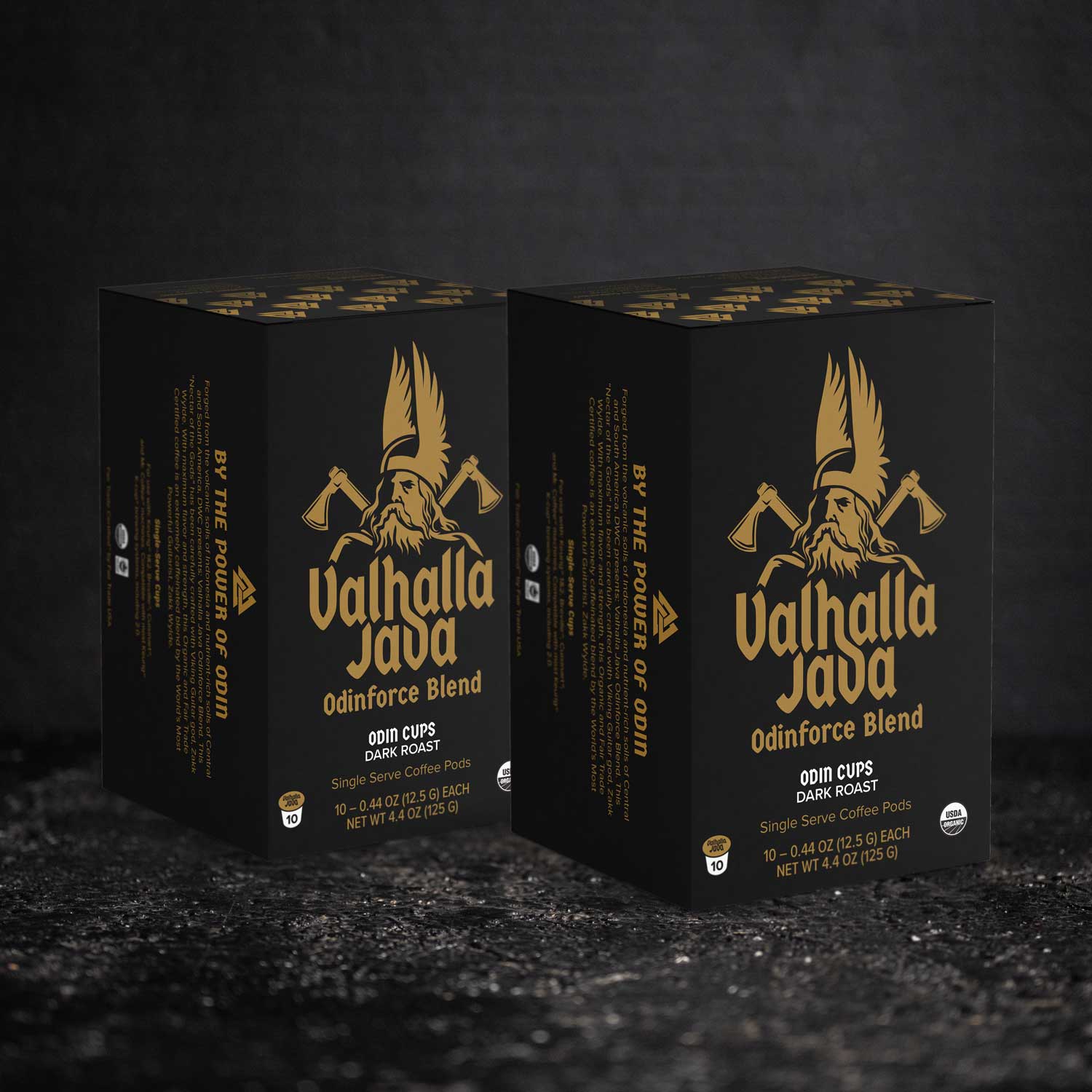 Death Wish Coffee Valhalla Java Odinforce Blend Single-Serve Coffee Pods