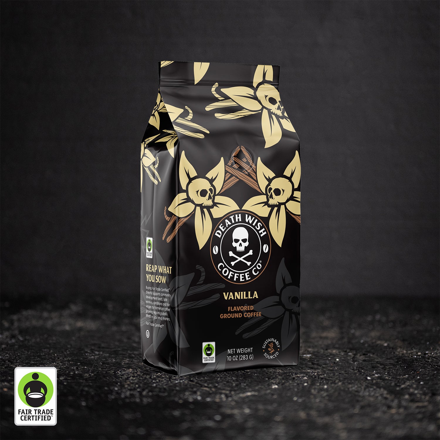 Vanilla Ground Coffee (10oz)
