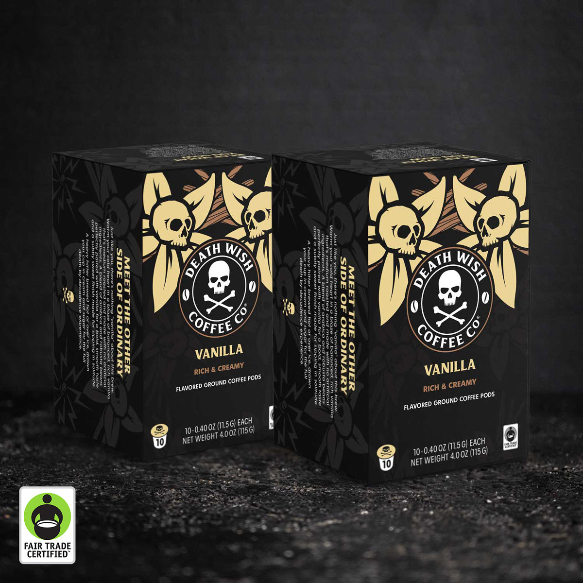 Death Wish Coffee Vanilla Flavored Single-Serve Coffee Pods - 20 Count
