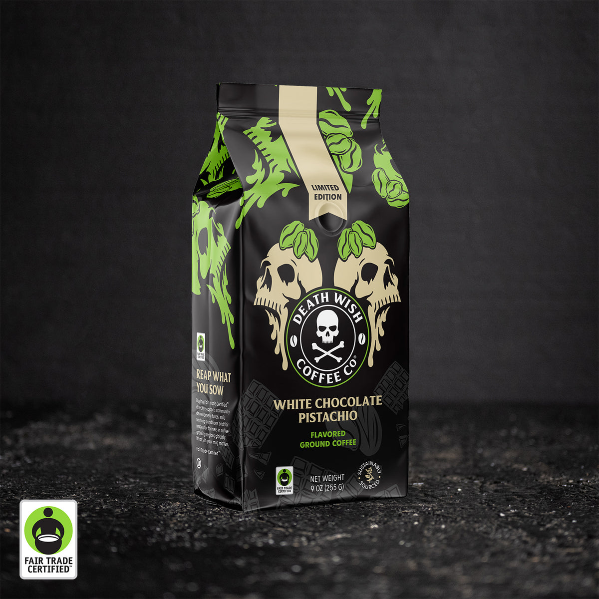 White Chocolate Pistachio Death Wish Coffee