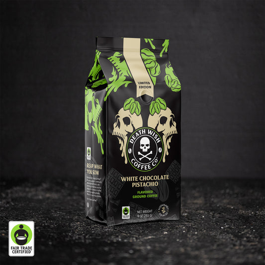 White Chocolate Pistachio Death Wish Coffee
