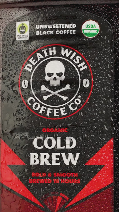 Organic Cold Brew Coffee, Unsweetened