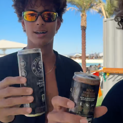 Death Wish Coffee Cold Brew Lattes in the wild.