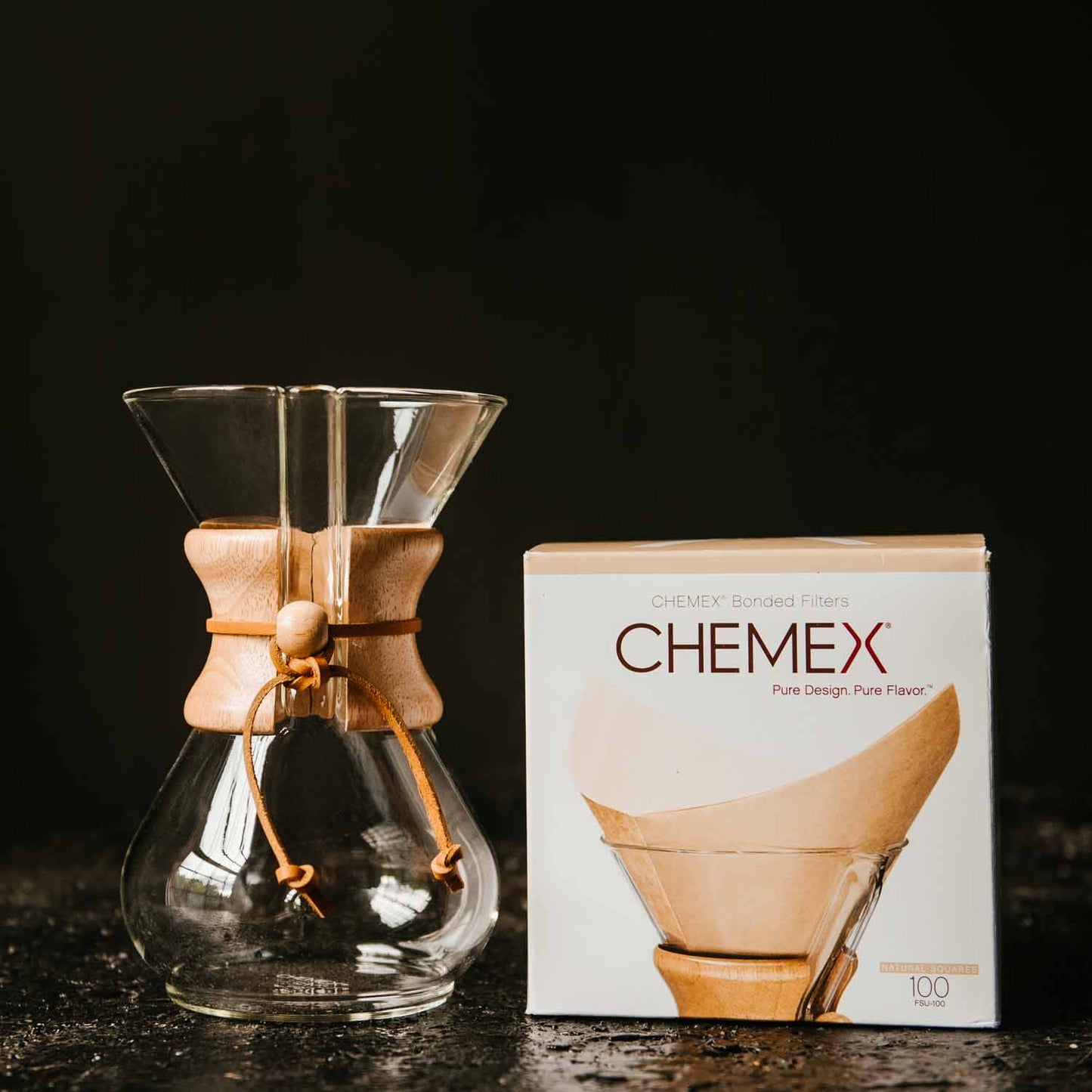 Chemex Filters, Bonded, Squares - 100 filters