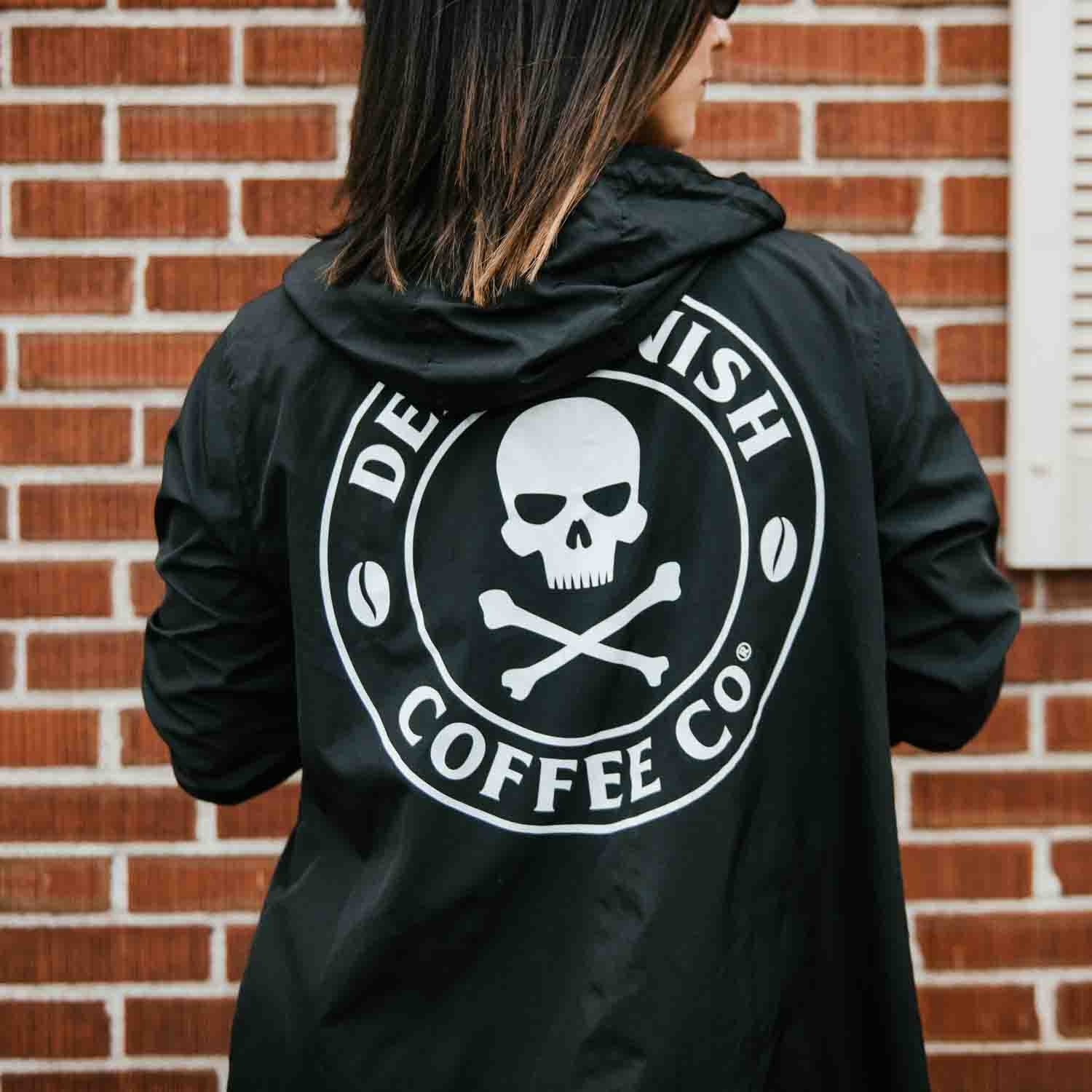 Death Wish Coffee Classic Logo Windbreaker Back