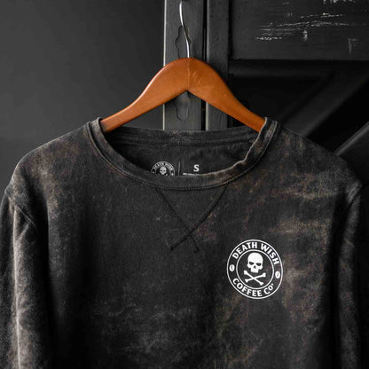 Death Wish Coffee Dye Hard Crewneck -  Front Detail