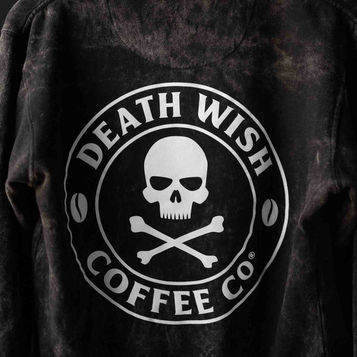 Death Wish Coffee Dye Hard Crewneck - Back Detail